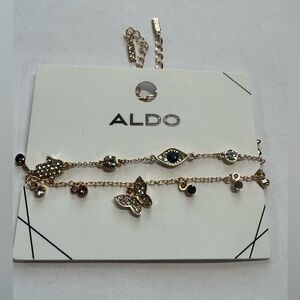 Aldo Gold Bracelet with Charms